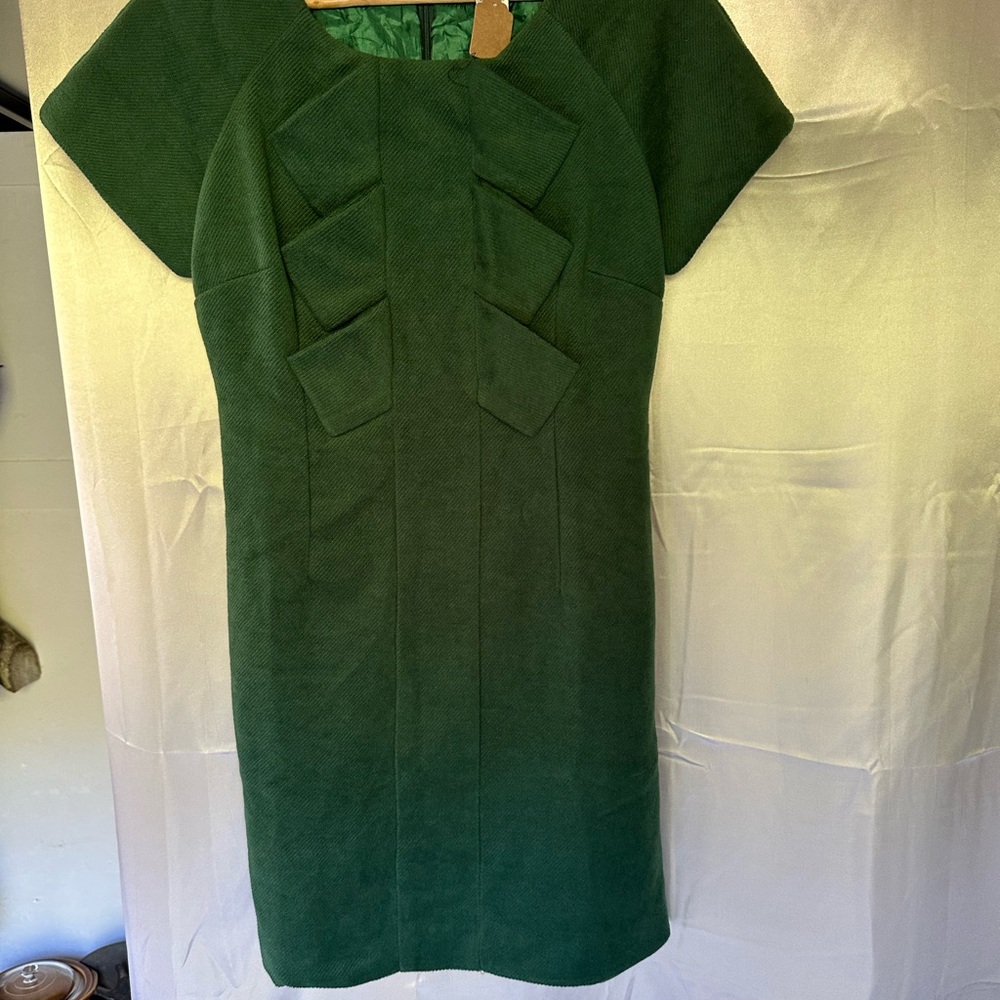 Moon Collection Forest Green Midi Dress
